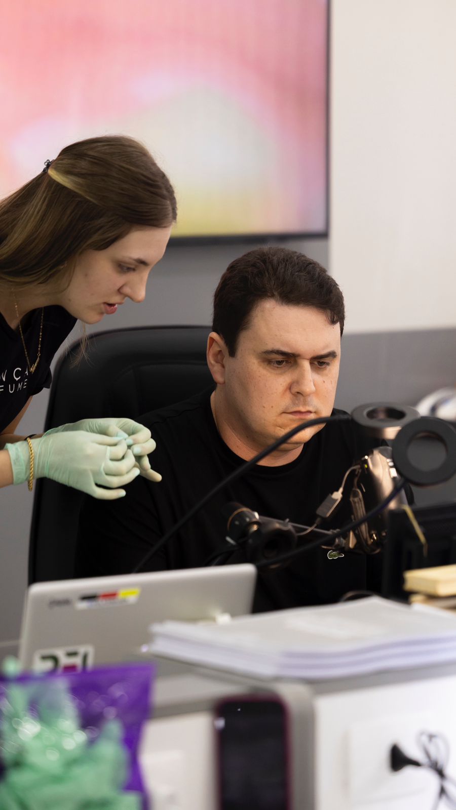 Rodrigo em atividade de ensino - outra foto